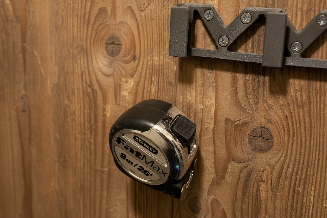 Tidy Tools Carbon Fibre Measuring Tape Holder