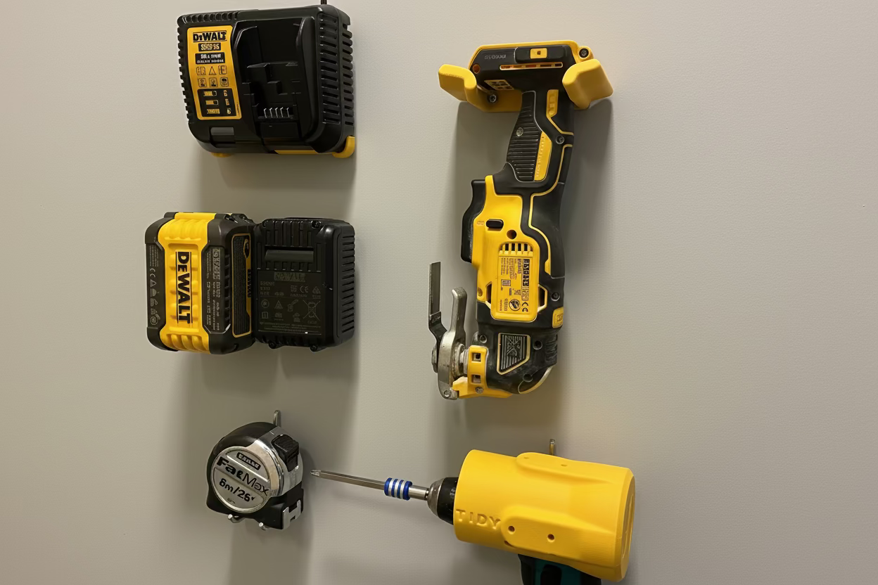 Tidy Tools Work Station Hardware Accessories for the DeWalt DCB 115