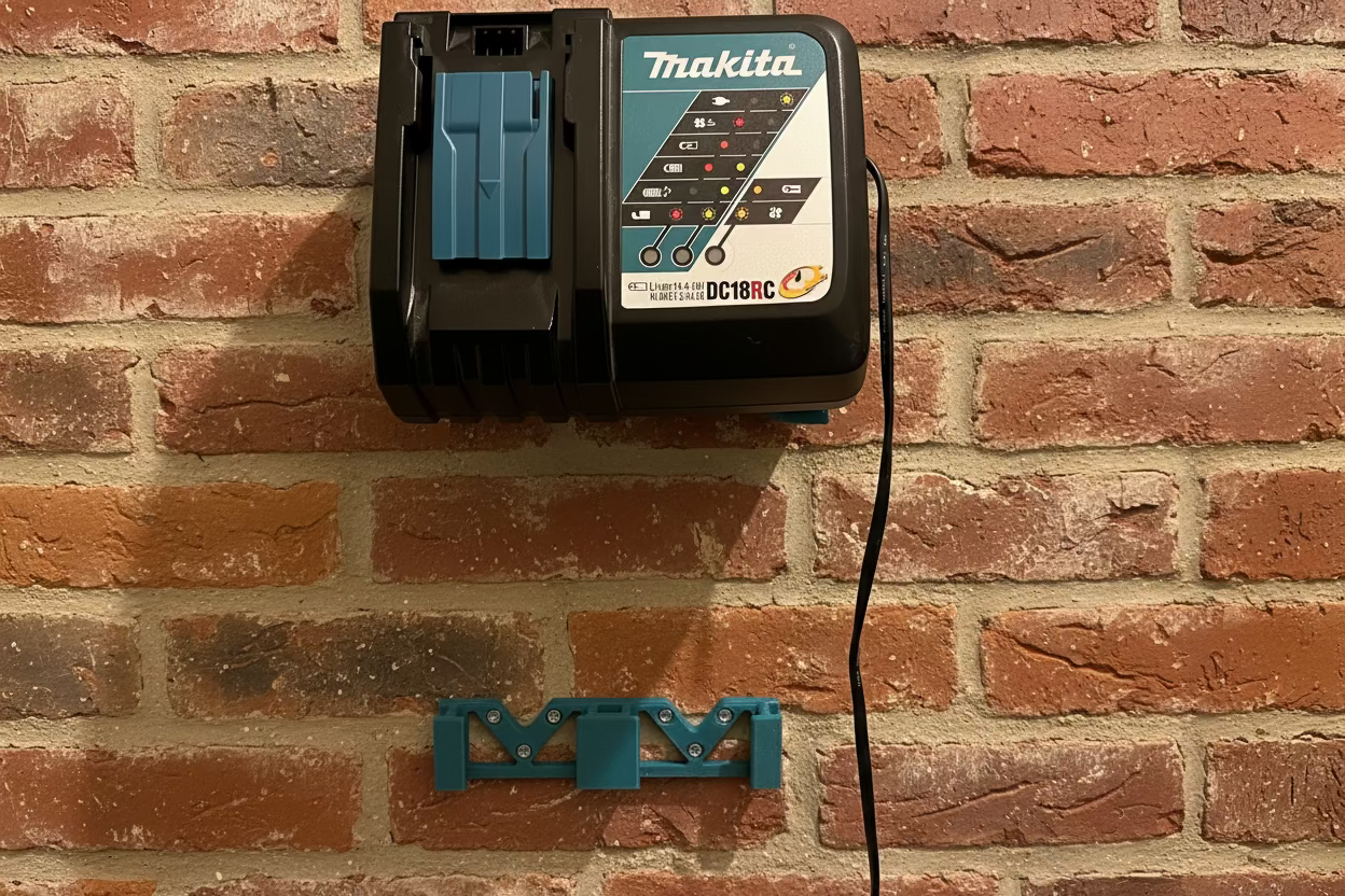 Tidy Tools Charger Holder Compatible with Makita DC18-RC