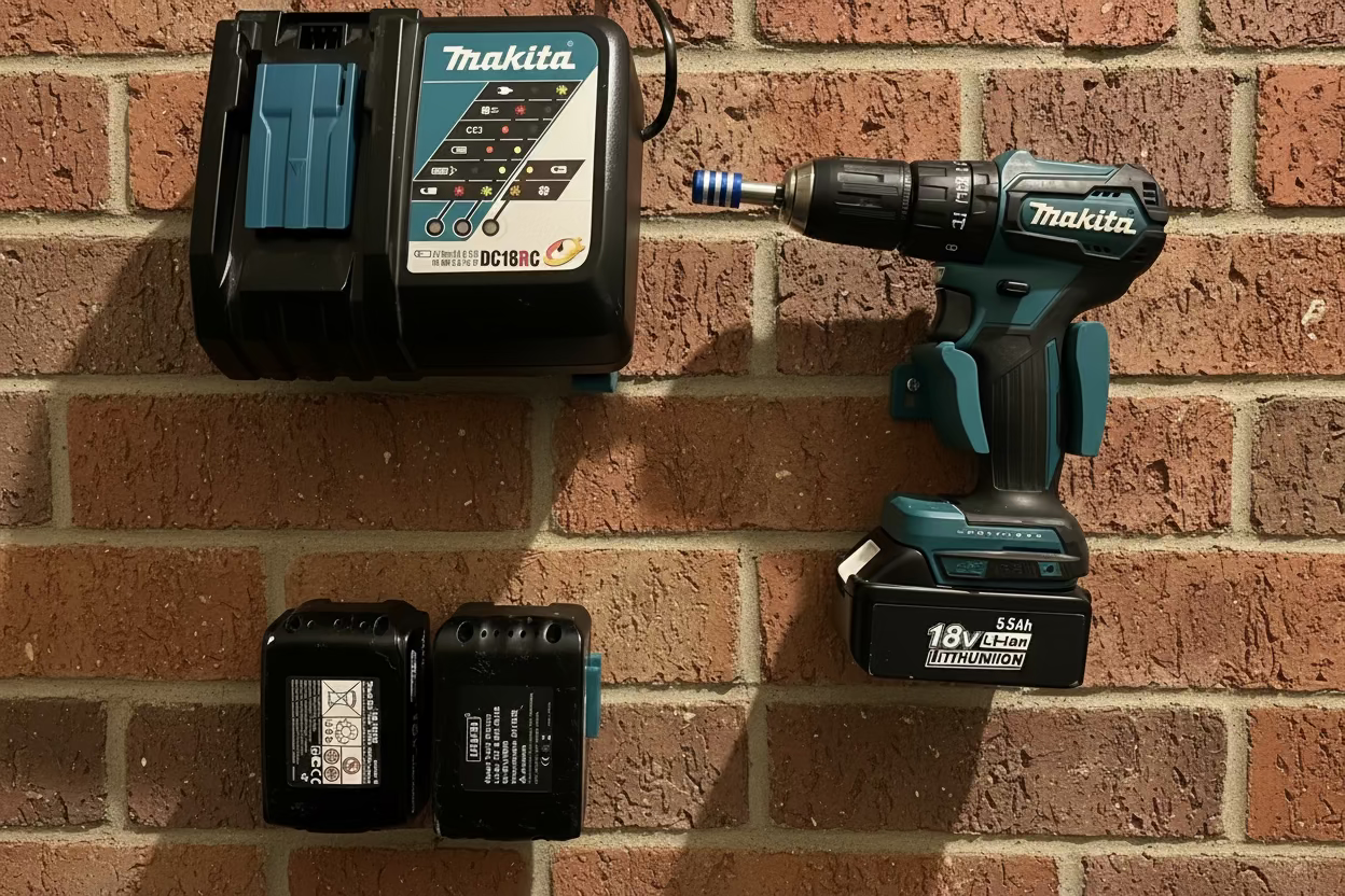 Tidy Tools Drill Holder compatible with most Makita drills