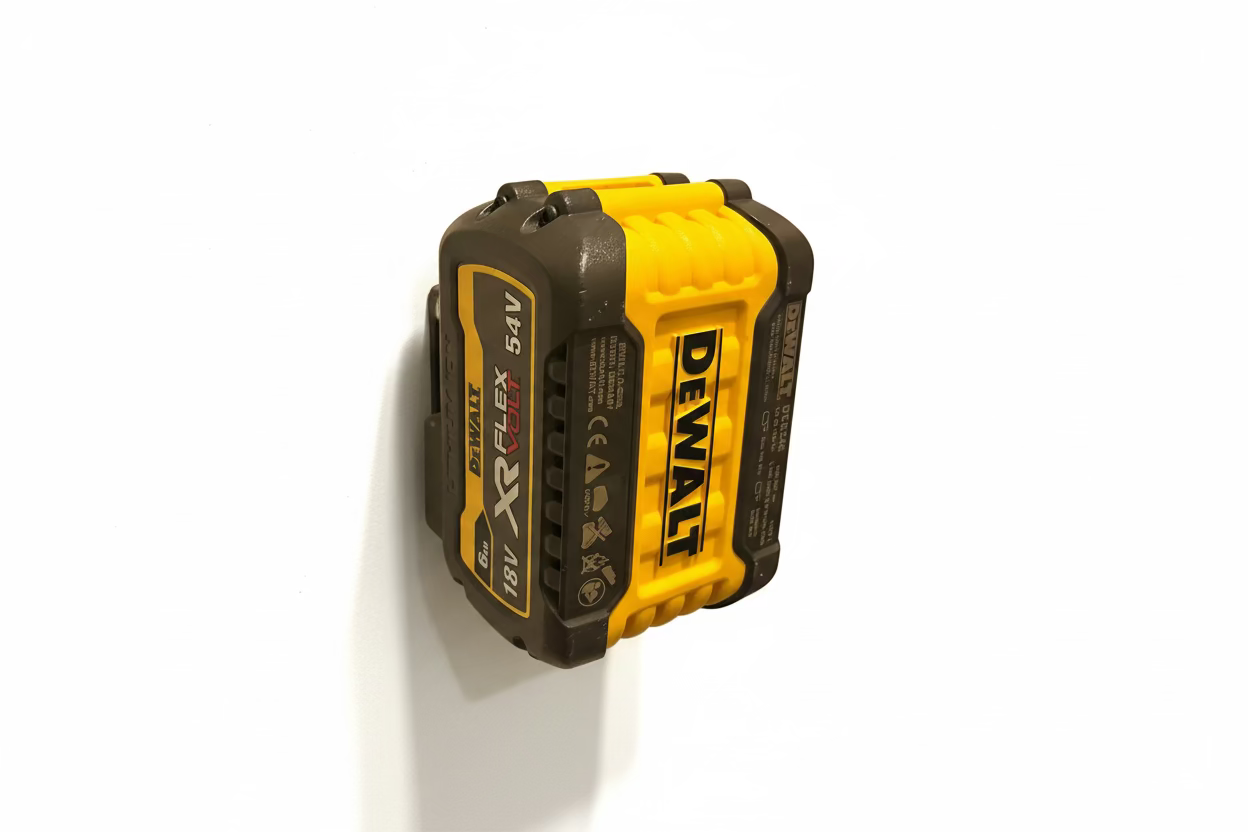 Tidy Tools Carbon Fibre DeWalt Single Battery Holder
