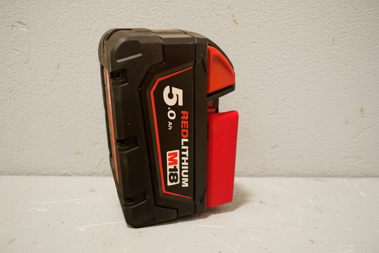 Tidy Tools Battery Holder for Milwaukee 18M